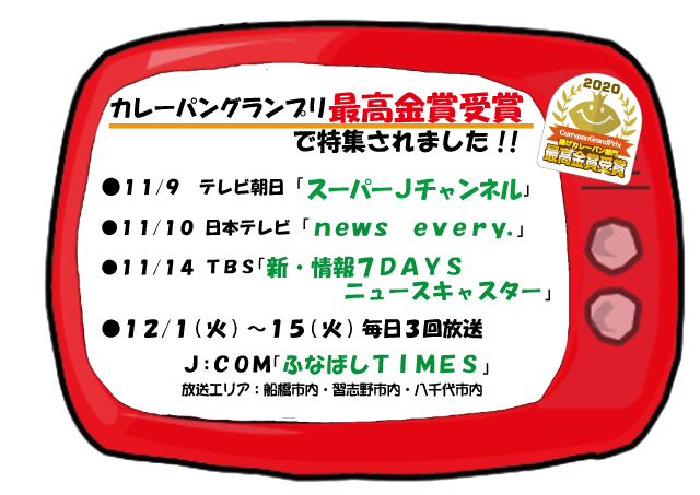 カレーパングランプリテレビまとめ